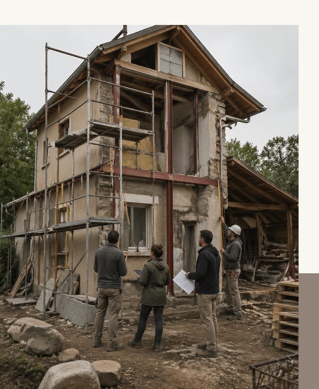 Реконструкция загородного дома под ключ в Челябинске от бюро